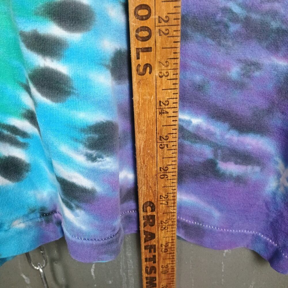 Grateful Dead Las Vegas Vintage 90s Roulette Liquid Blue Gamble Skull Shirt XL - Picture 6 of 9
